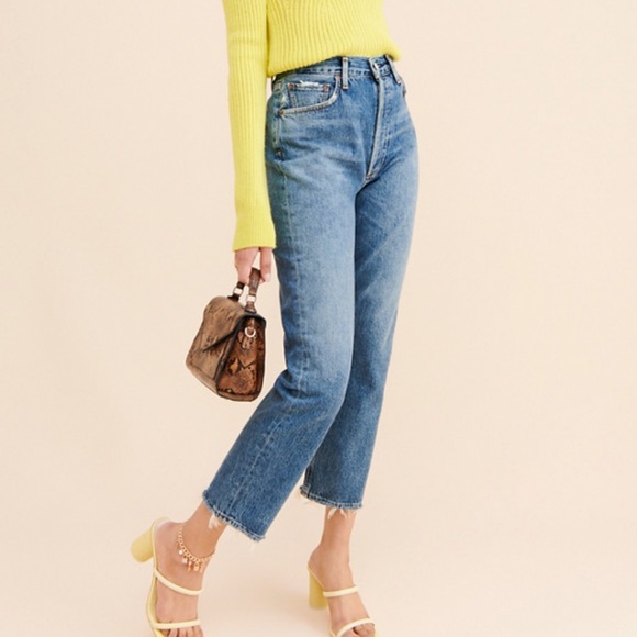 Agolde Denim - AGOLDE Riley Cropped Slim Jeans